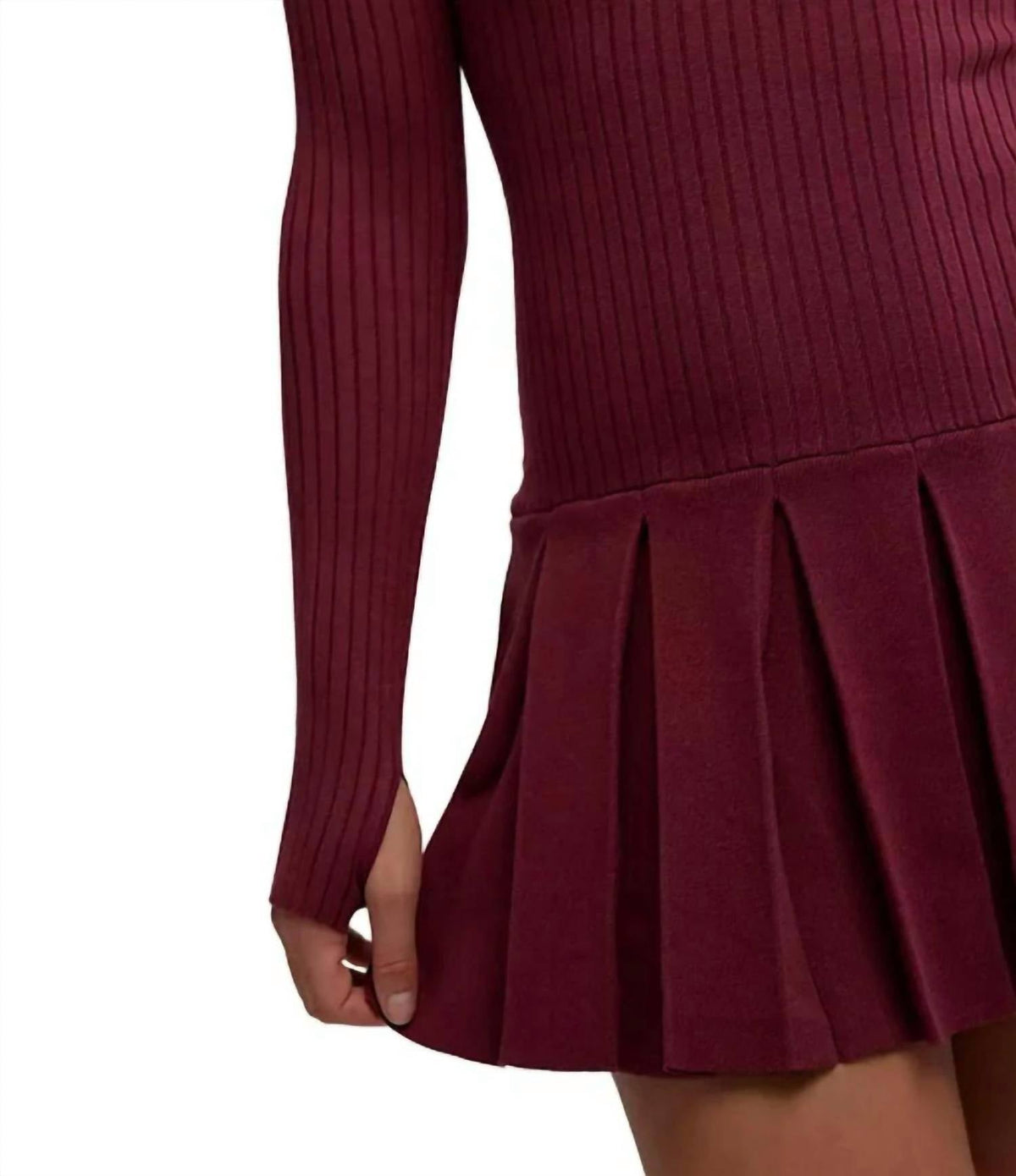 Vestido corto color rojo