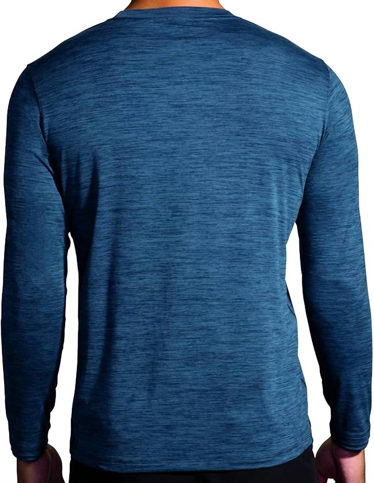 Camiseta de manga larga color azul