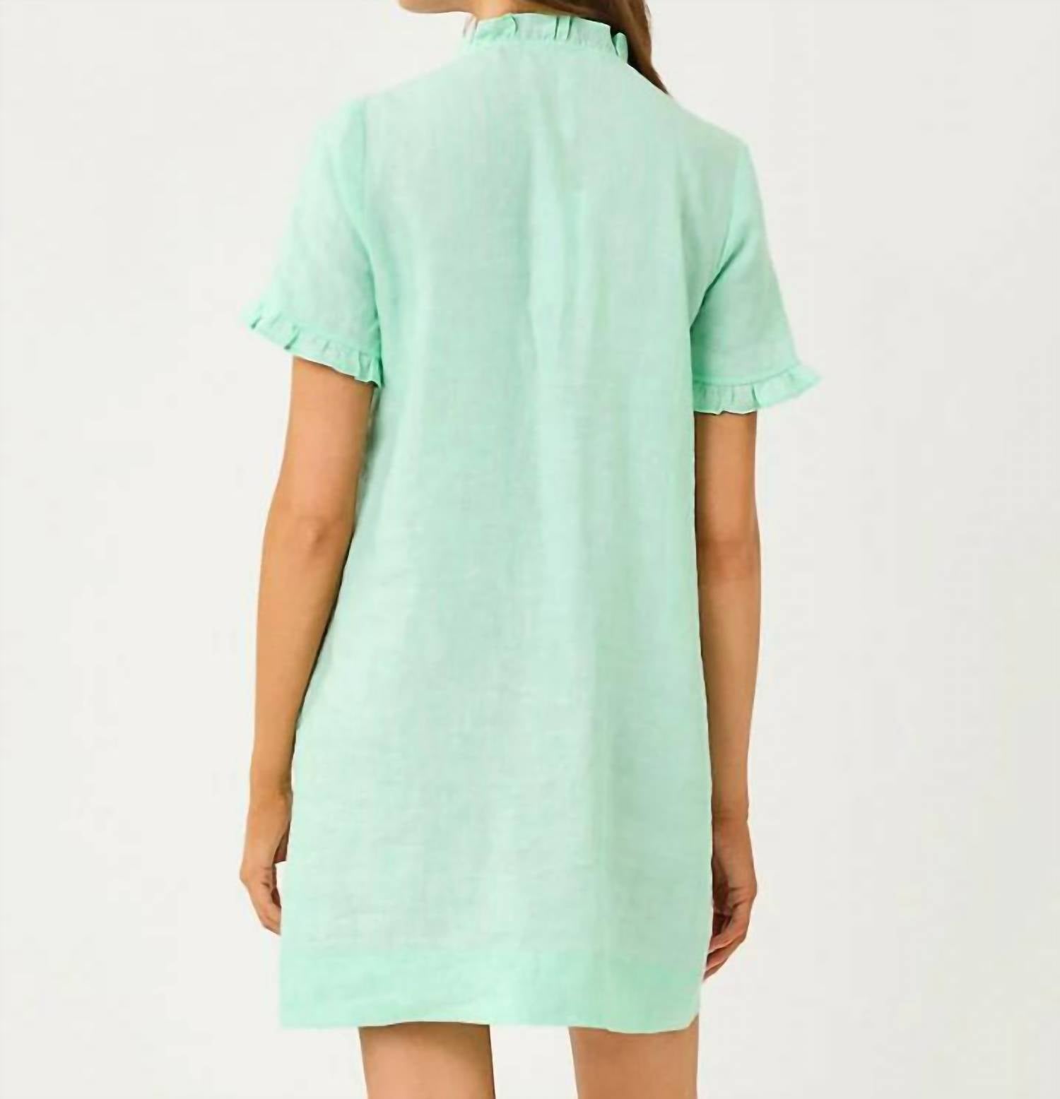 Vestido corto color blanco