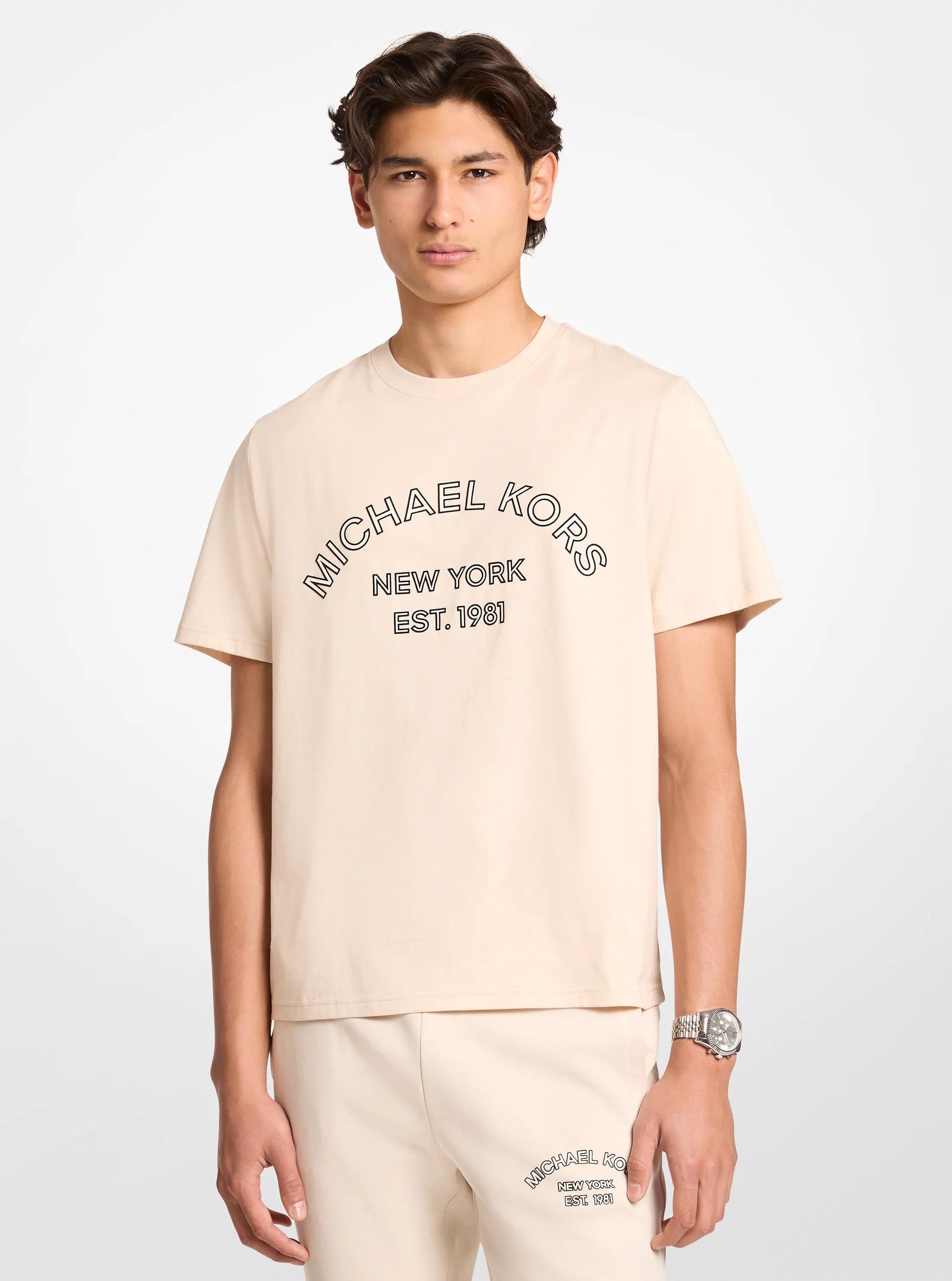 Camiseta de algodón con estampado