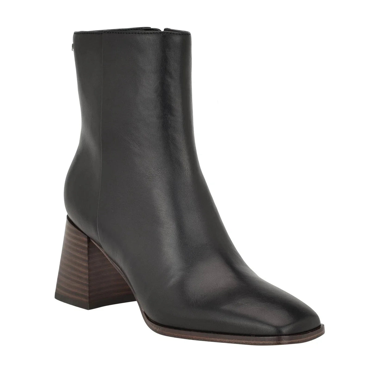 Botines de mujer de cuero color negro