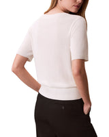 Calvin Klein Camiseta Suéter Tejido de Viscosa