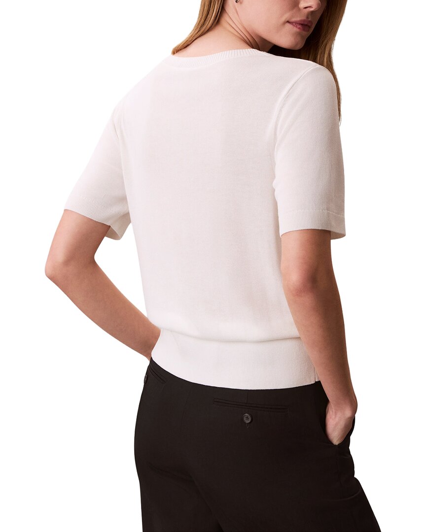 Calvin Klein Camiseta Suéter Tejido de Viscosa