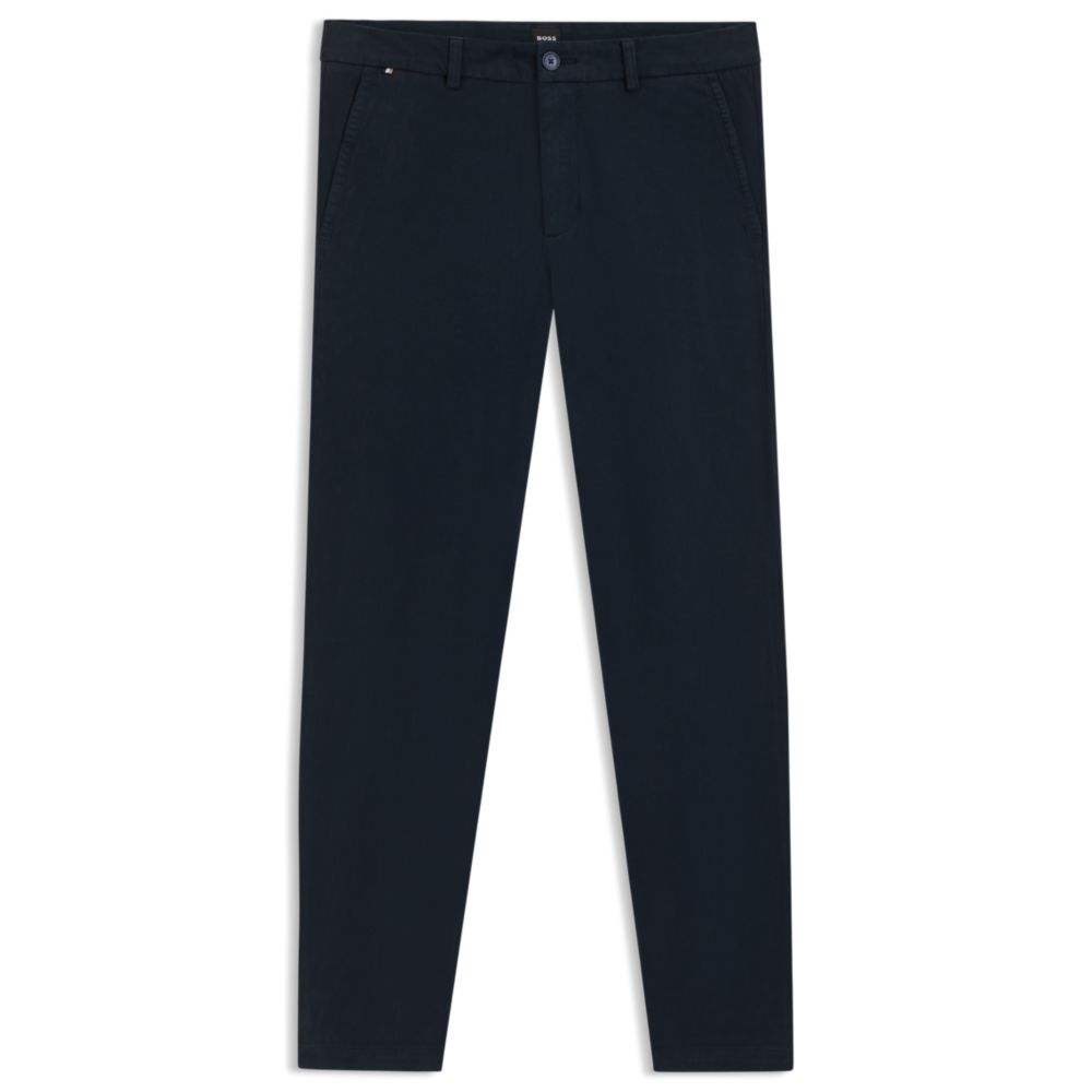 Pantalón de algodón de corte ajustado