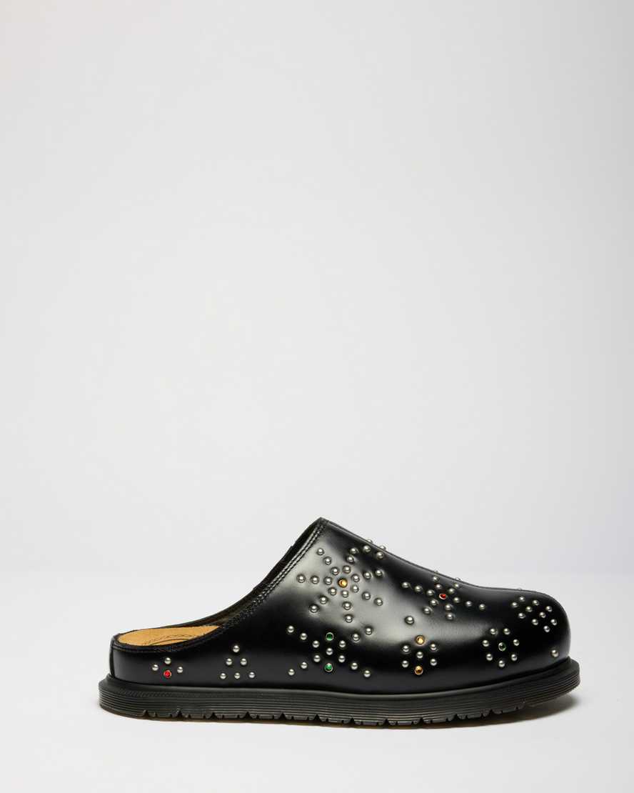 Zapatos destalonados de cuero