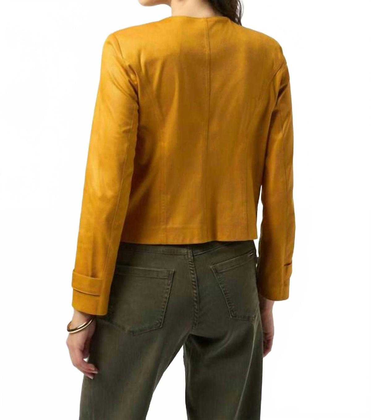 Chaqueta de gamuza sintética