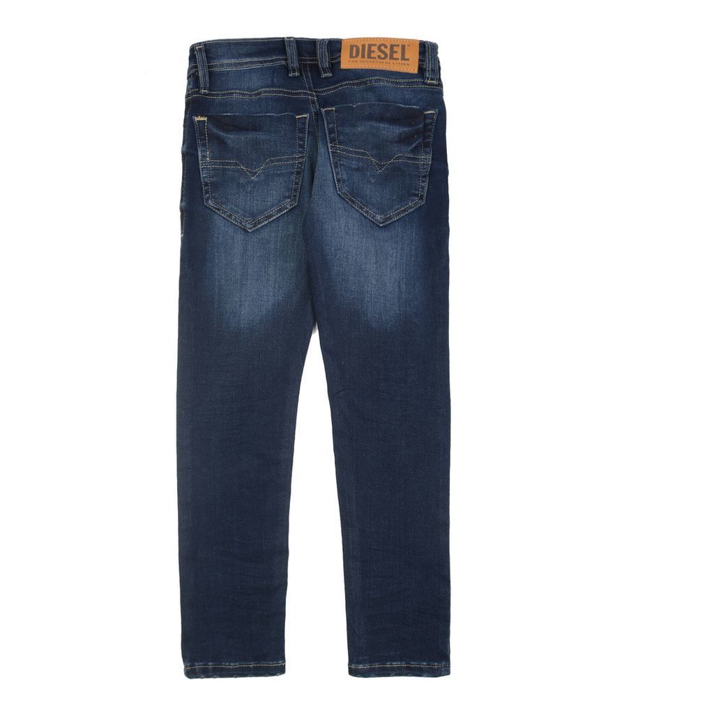 Jean de mezclilla color azul oscuro