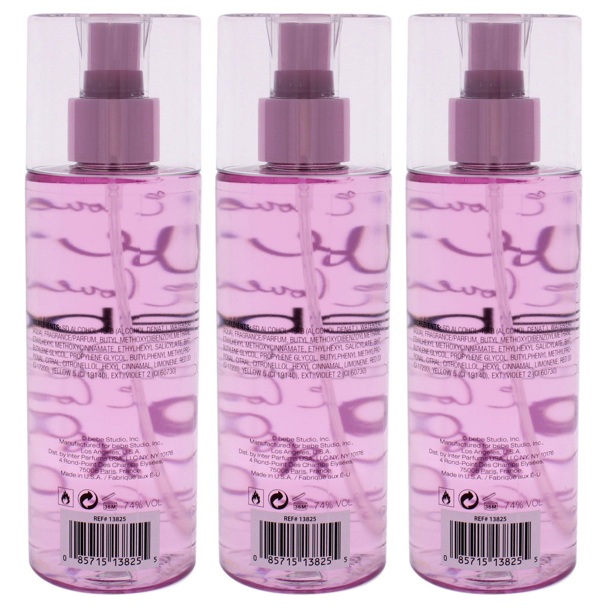 Bruma corporal de mujer (3 unidades) 8,4 oz