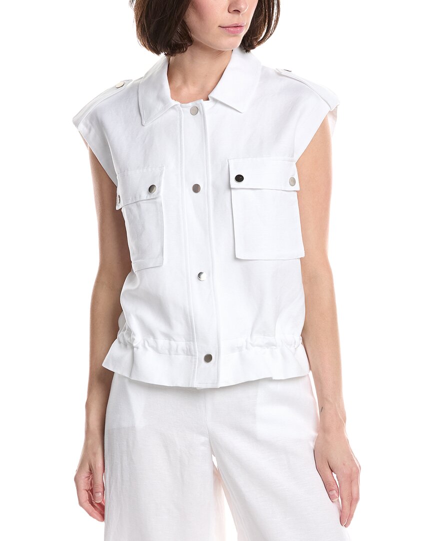 Chaqueta de mezcla de lino