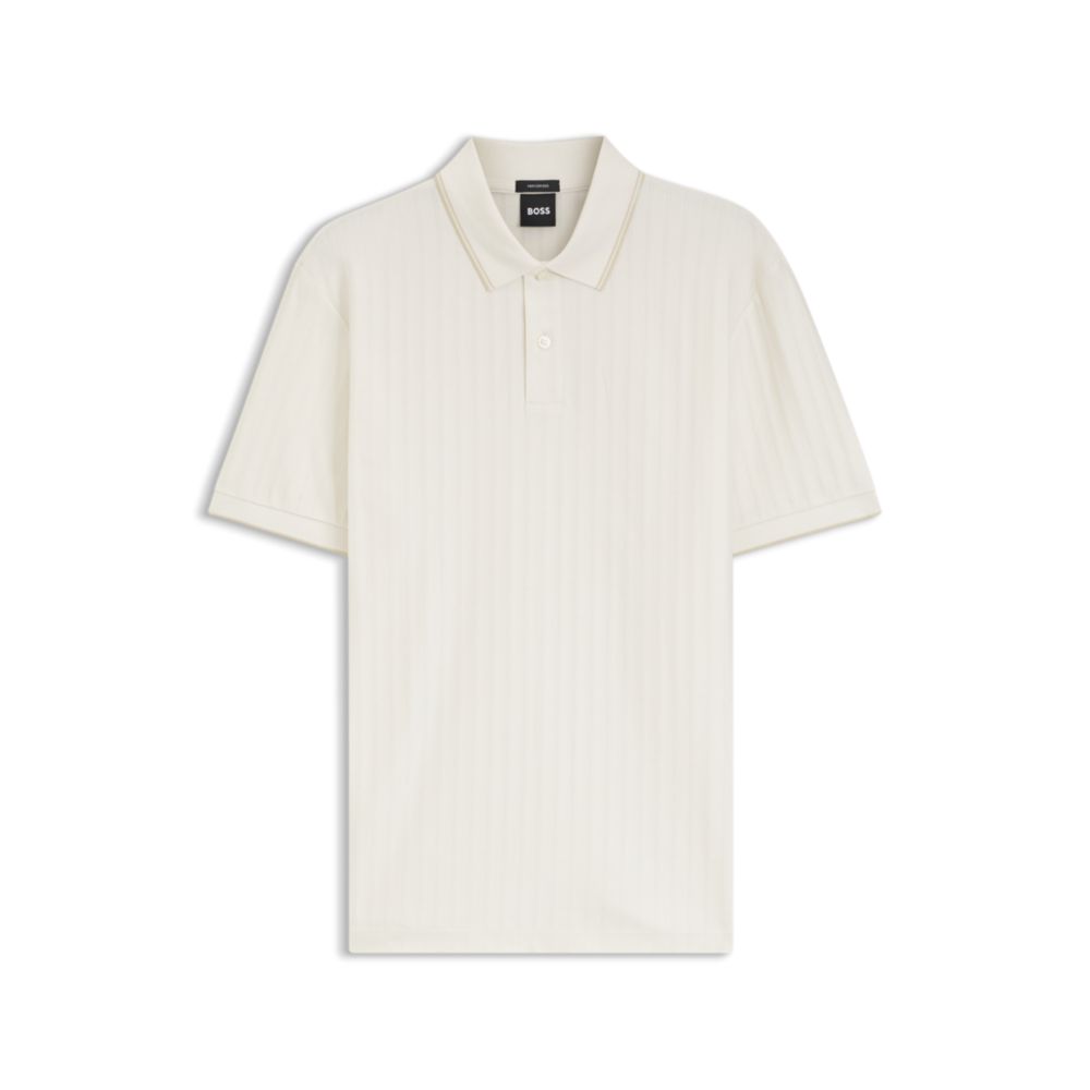 Polo de algodón a rayas