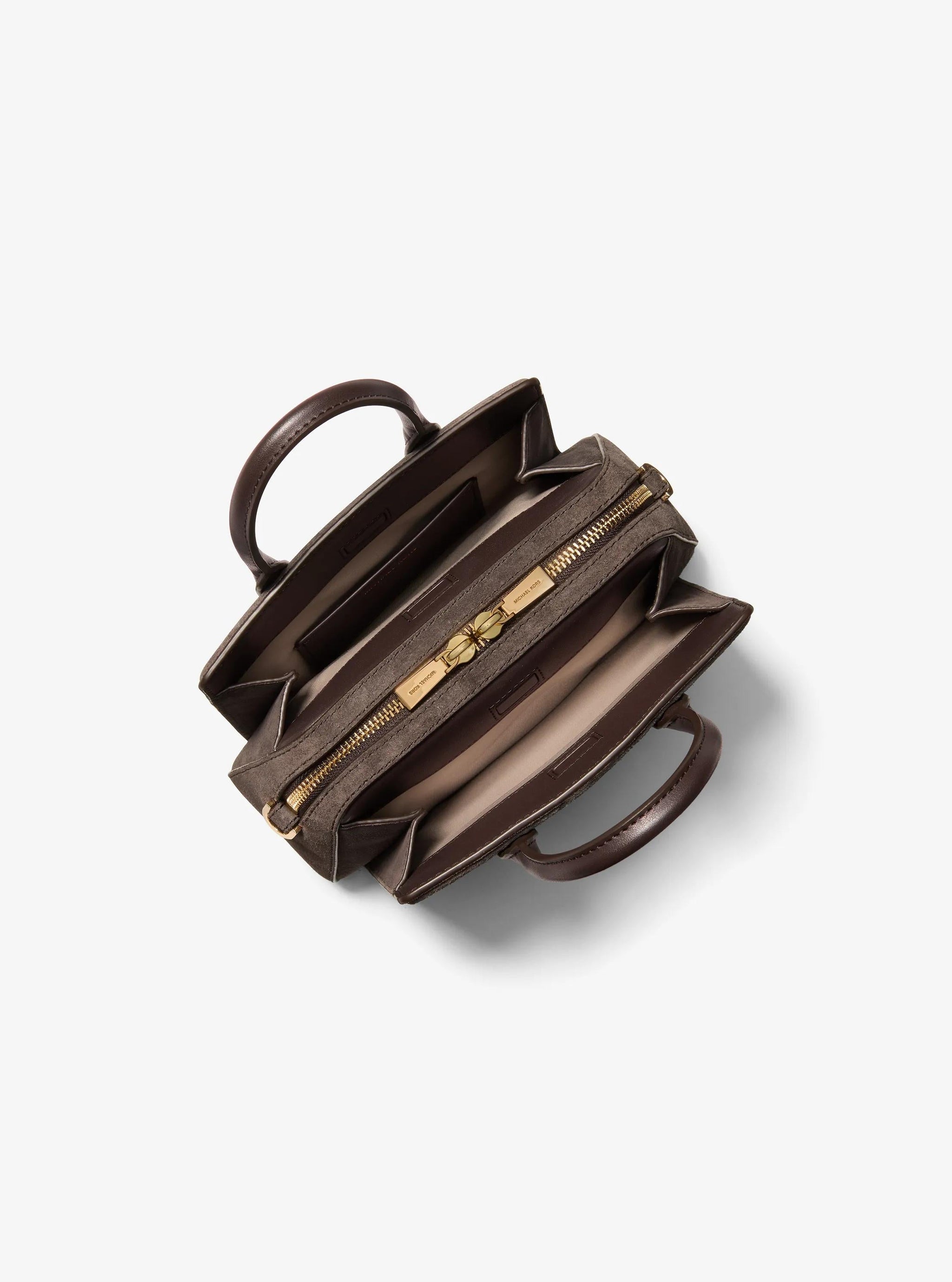 Bolso cruzado de gamuza
