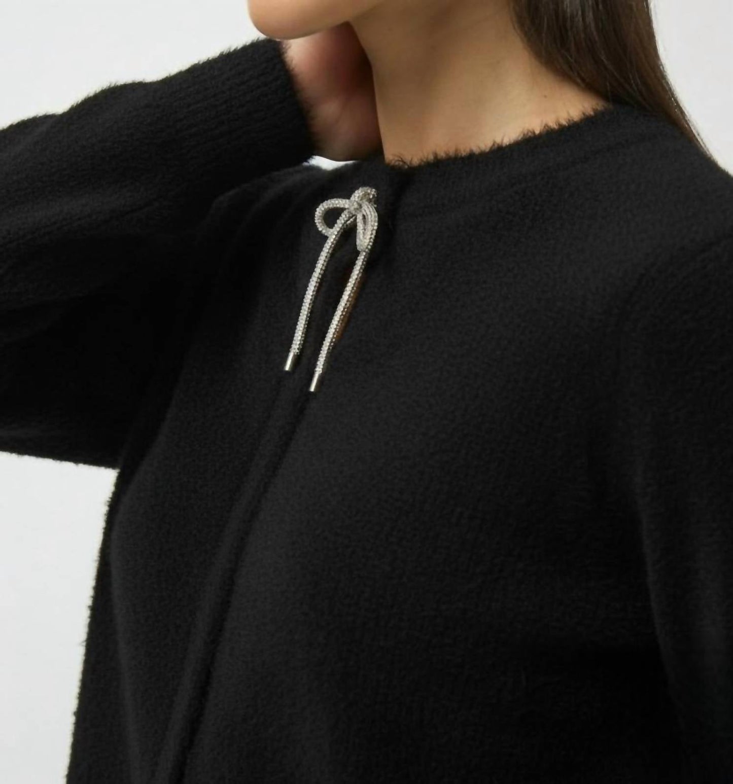 Cárdigan color negro