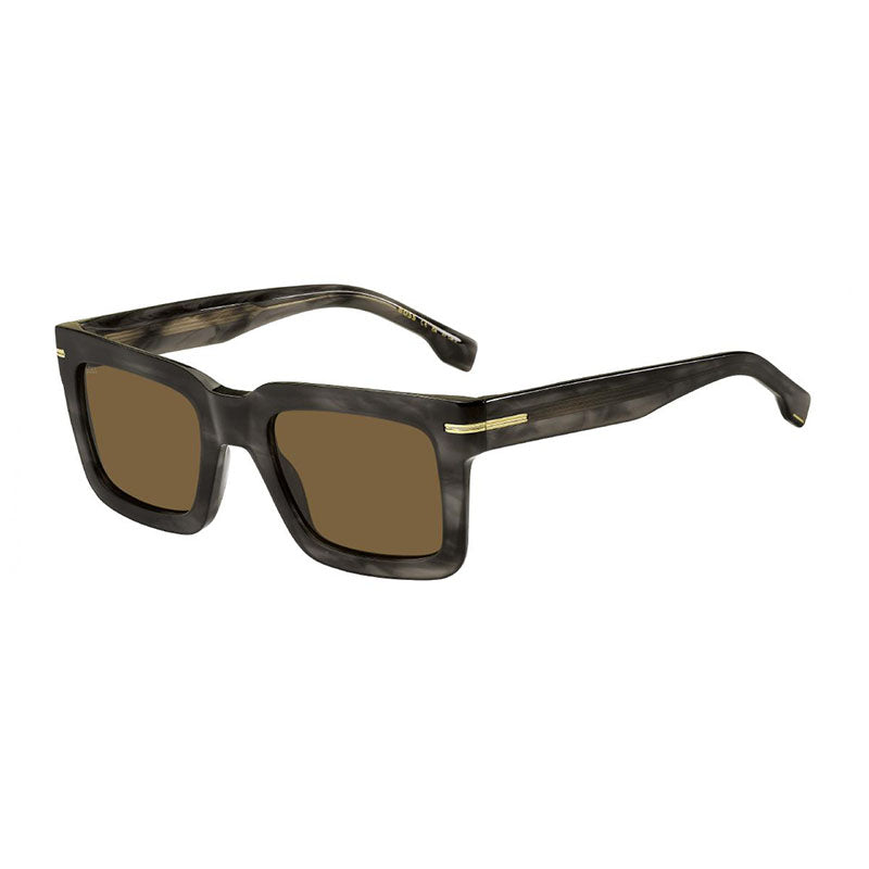 Gafas color gris y café