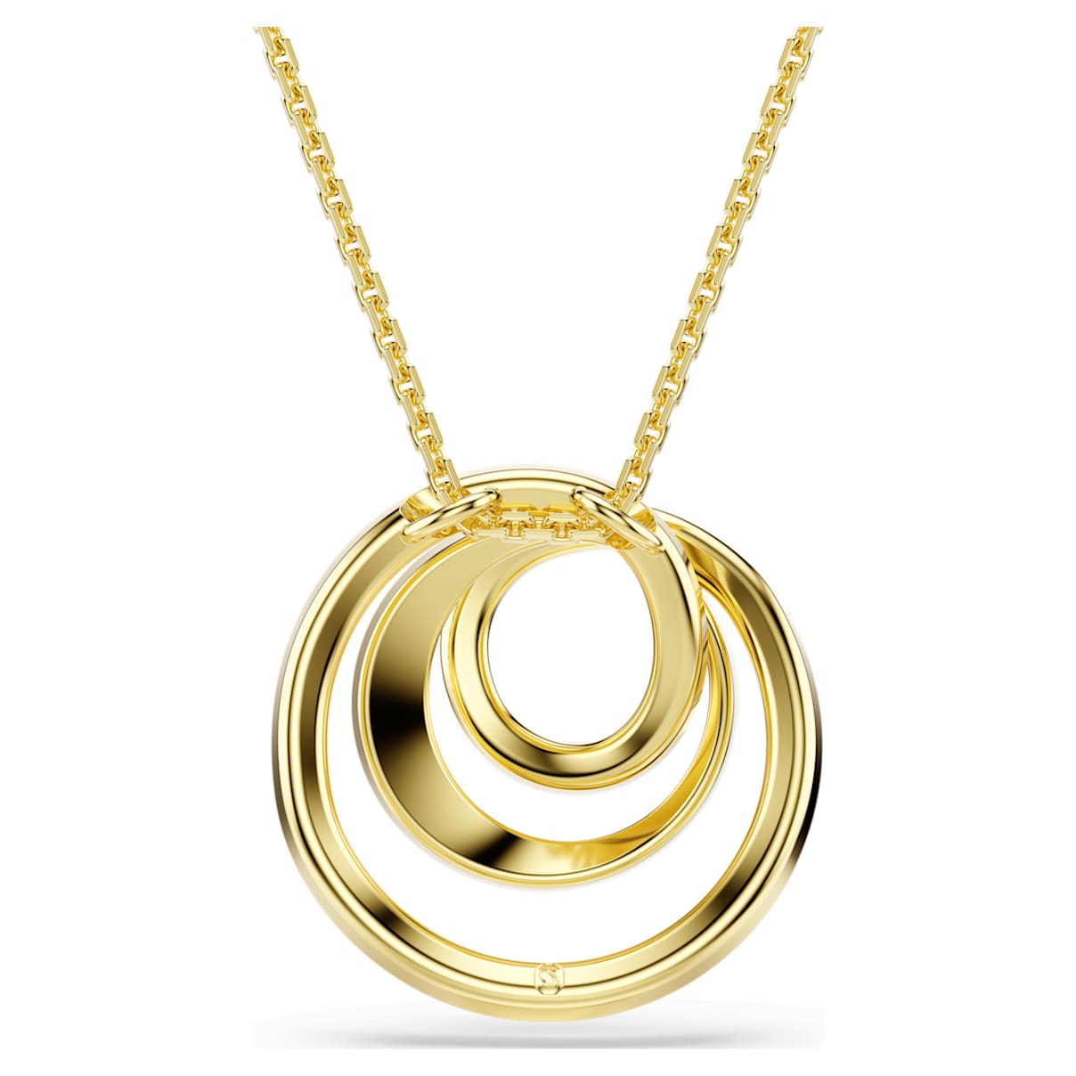 Collar color blanco y dorado