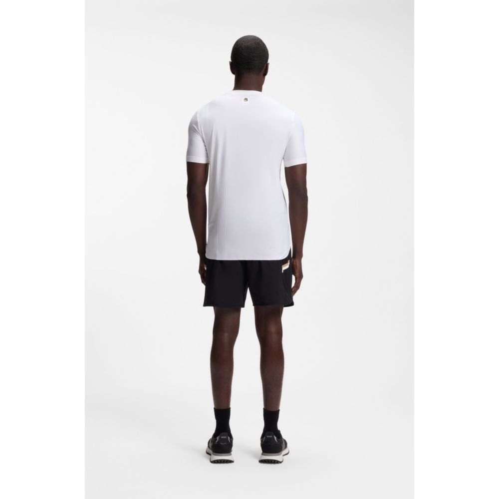 Camiseta de corte ajustado a rayas