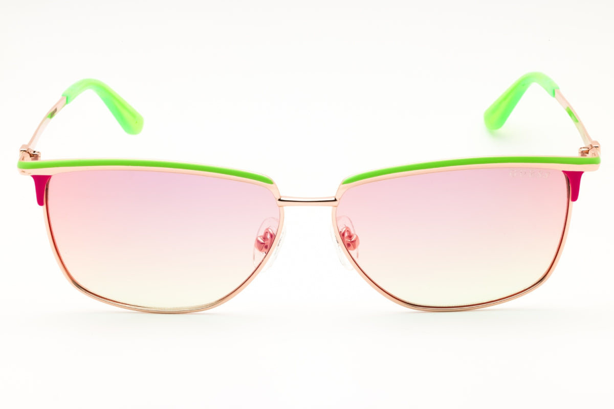 Gafas color verde y vinotinto