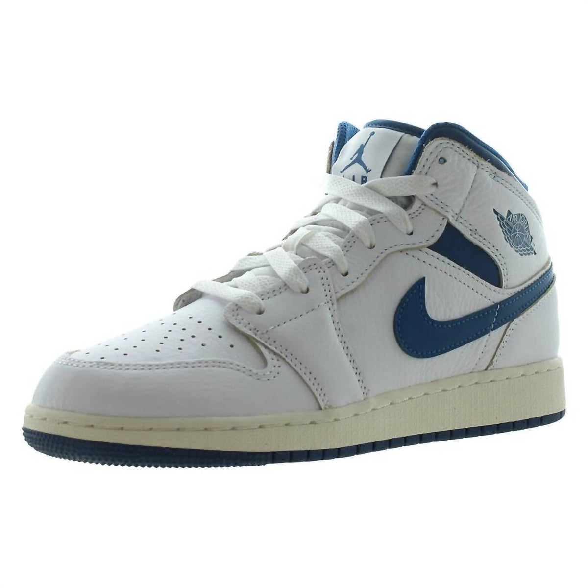 Zapatos infantil color blanco y azul