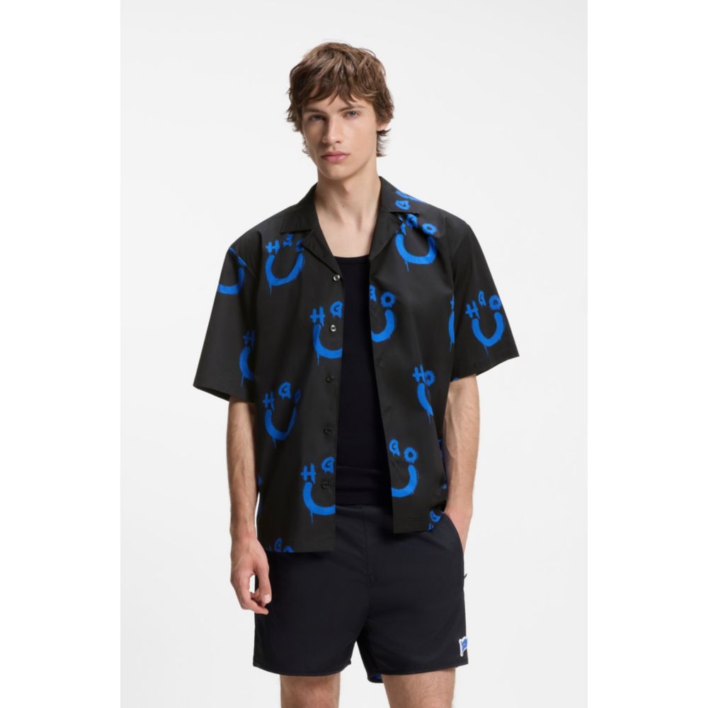 Camisa de corte amplio