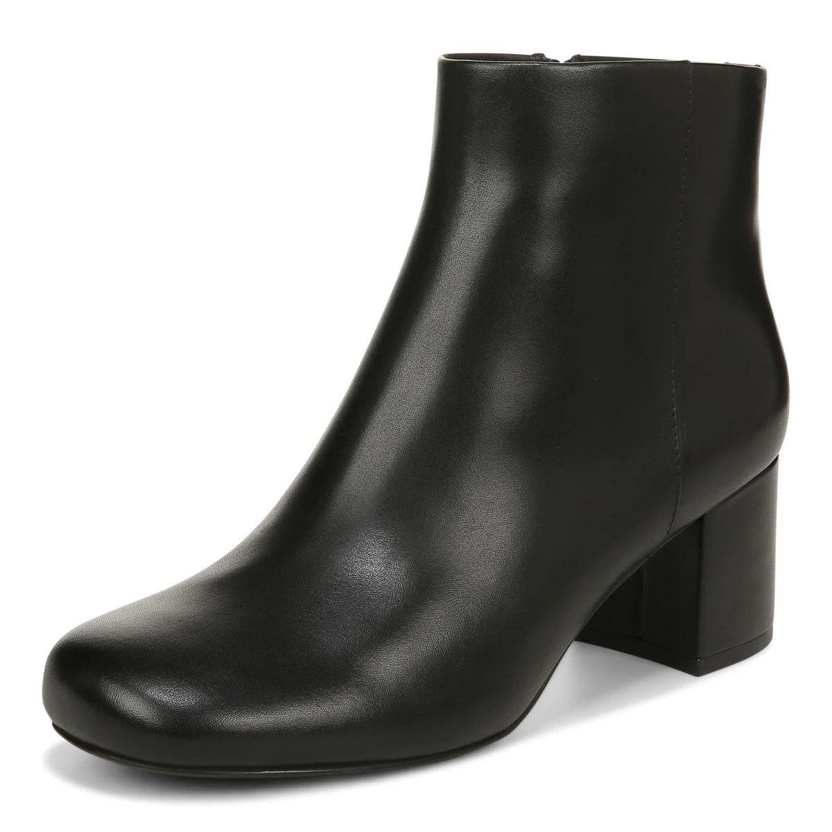 Botines de mujer de cuero color negro