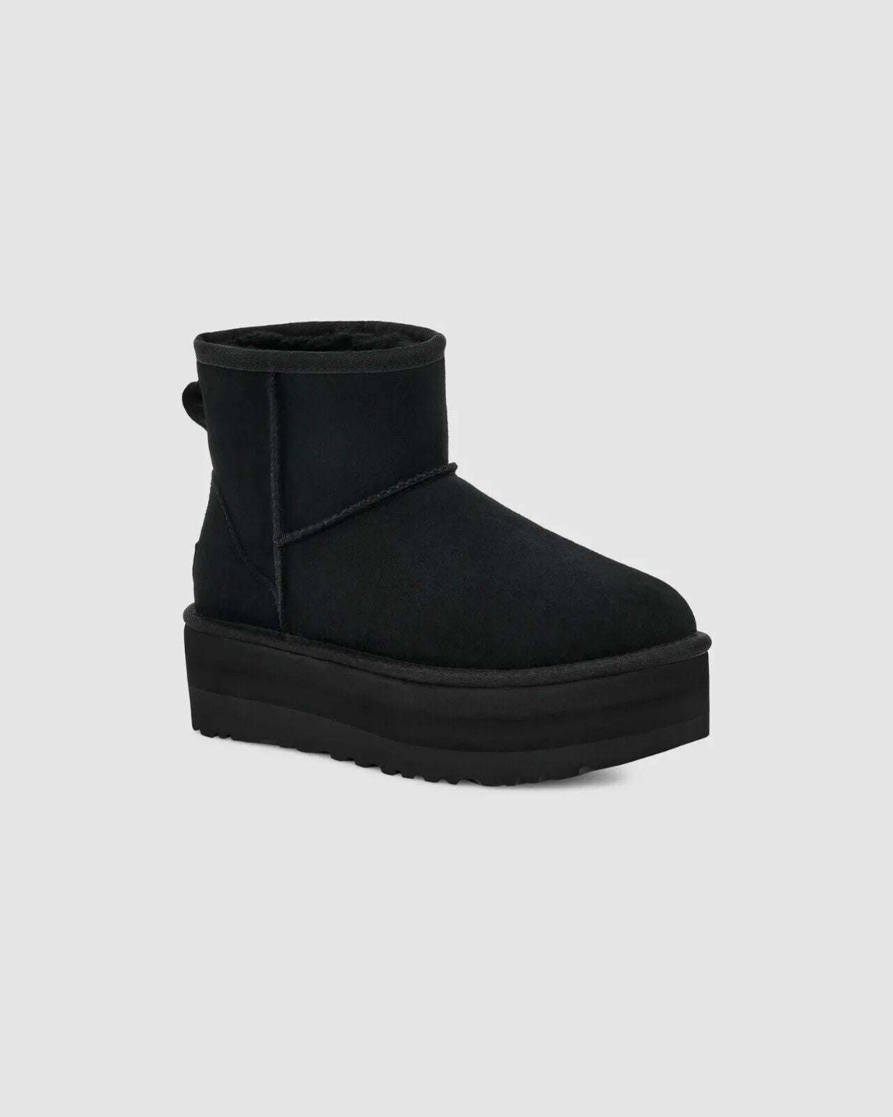Botines de mujer de gamuza con plataforma