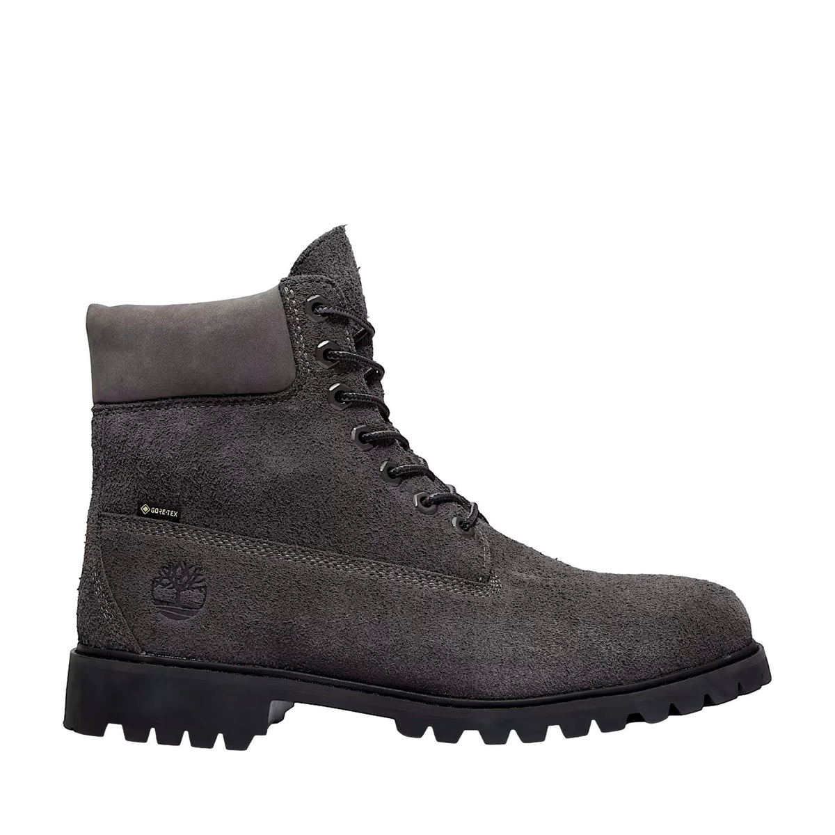 Botas de hombre de gamuza color gris oscuro