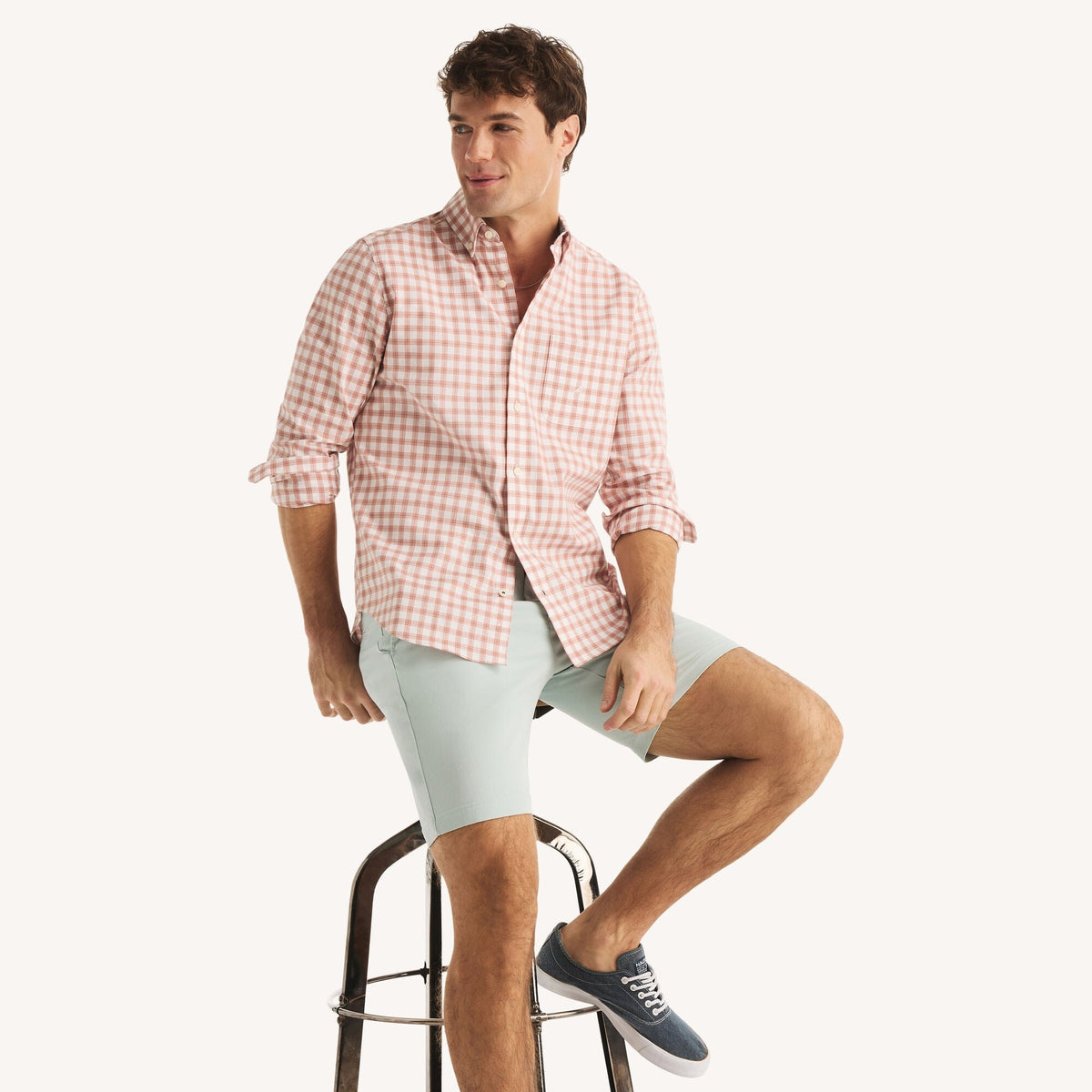 Camisa de hombre a cuadros