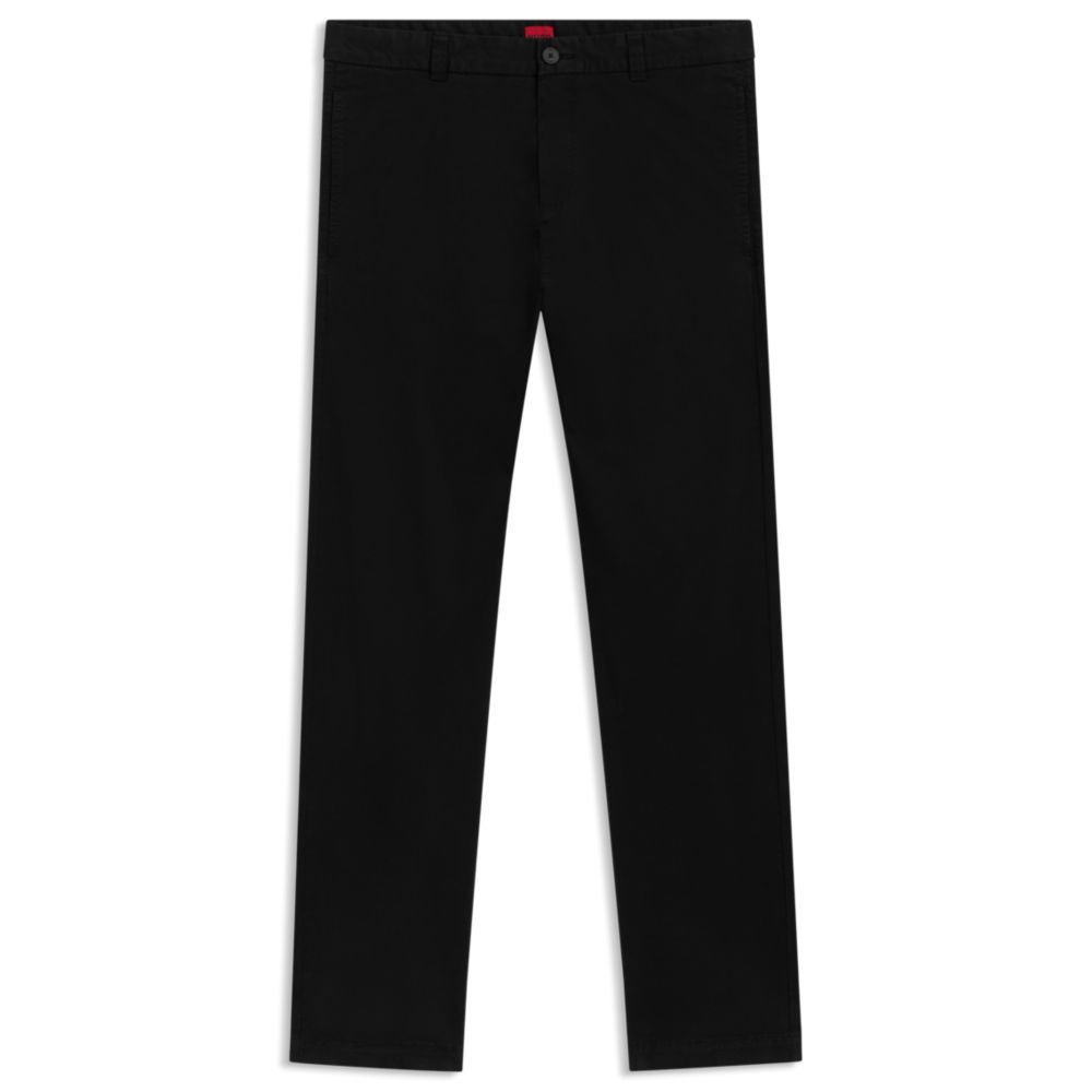 Pantalón de algodón de corte ajustado