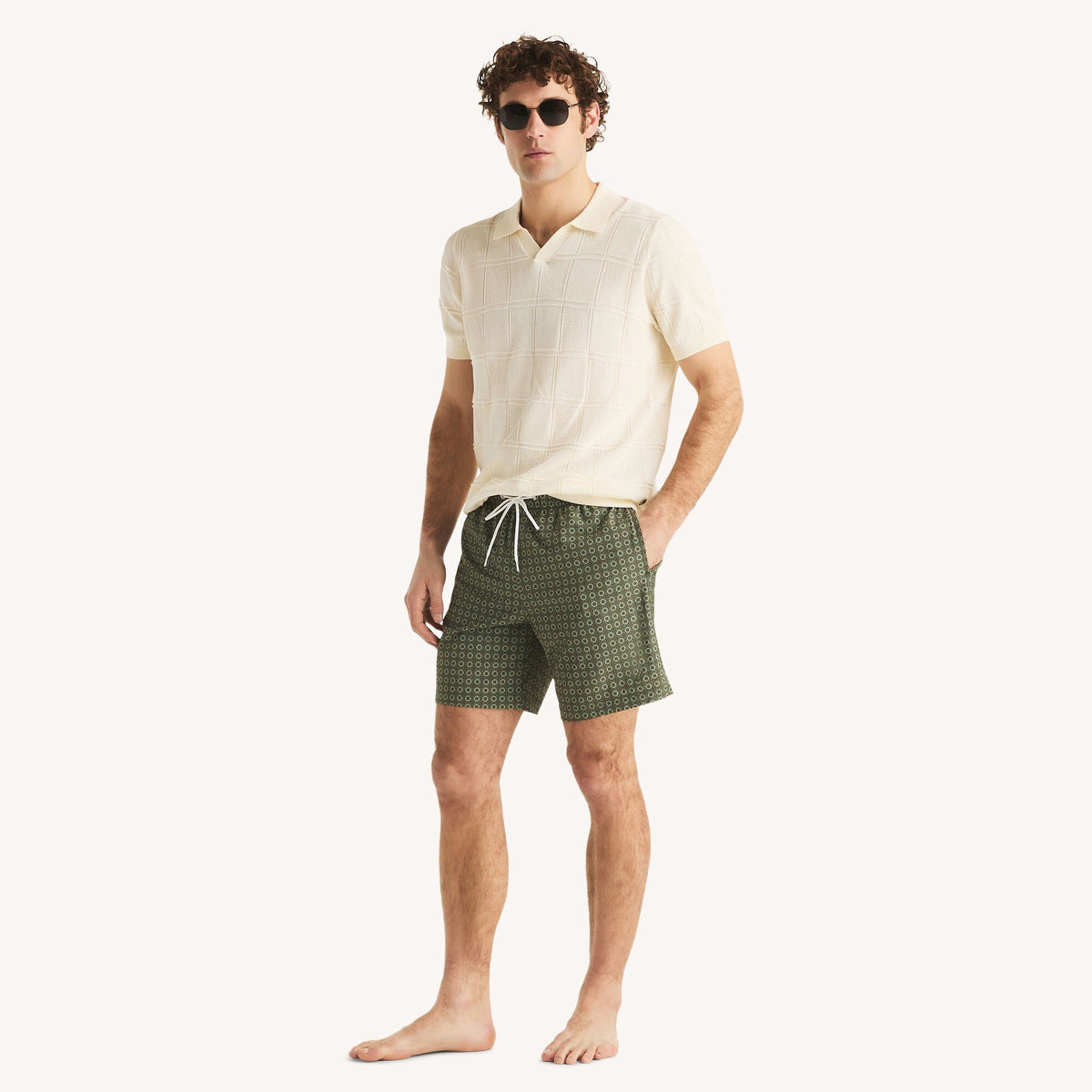 Vestido de baño de hombre con estampado