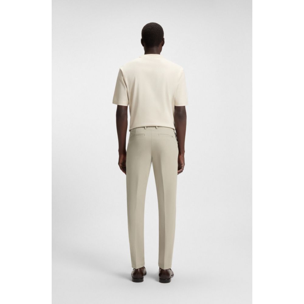 Pantalón de algodón de corte ajustado