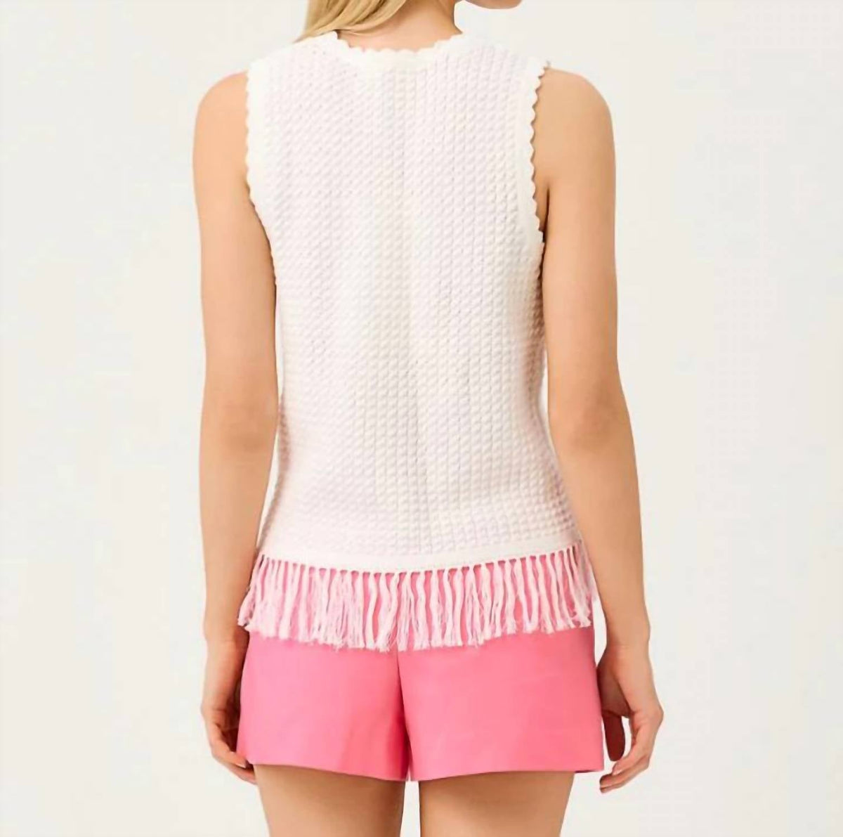 Camiseta sin mangas color blanco