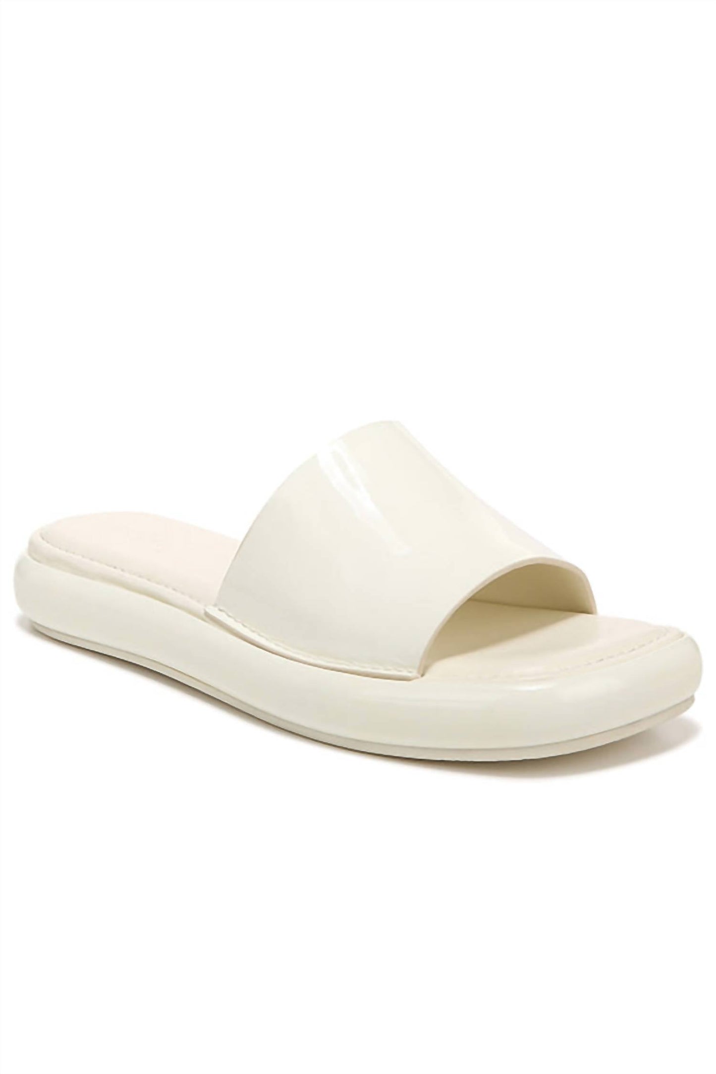 Sandalias con plataforma color crema