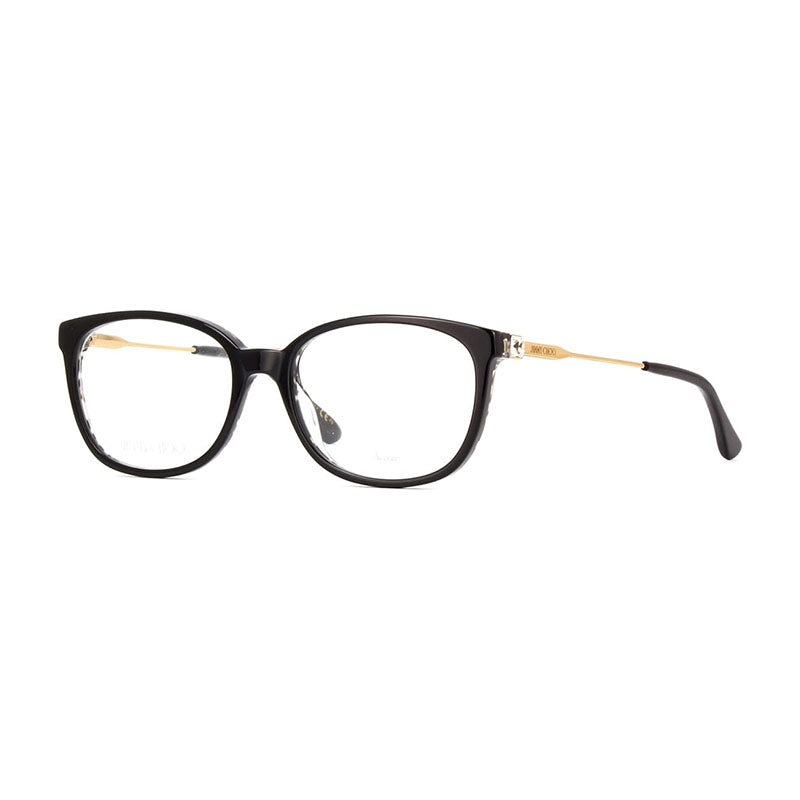 Gafas 53 mm color negro y dorado