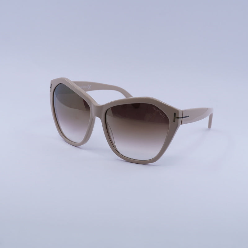Gafas color café y rosado y nude