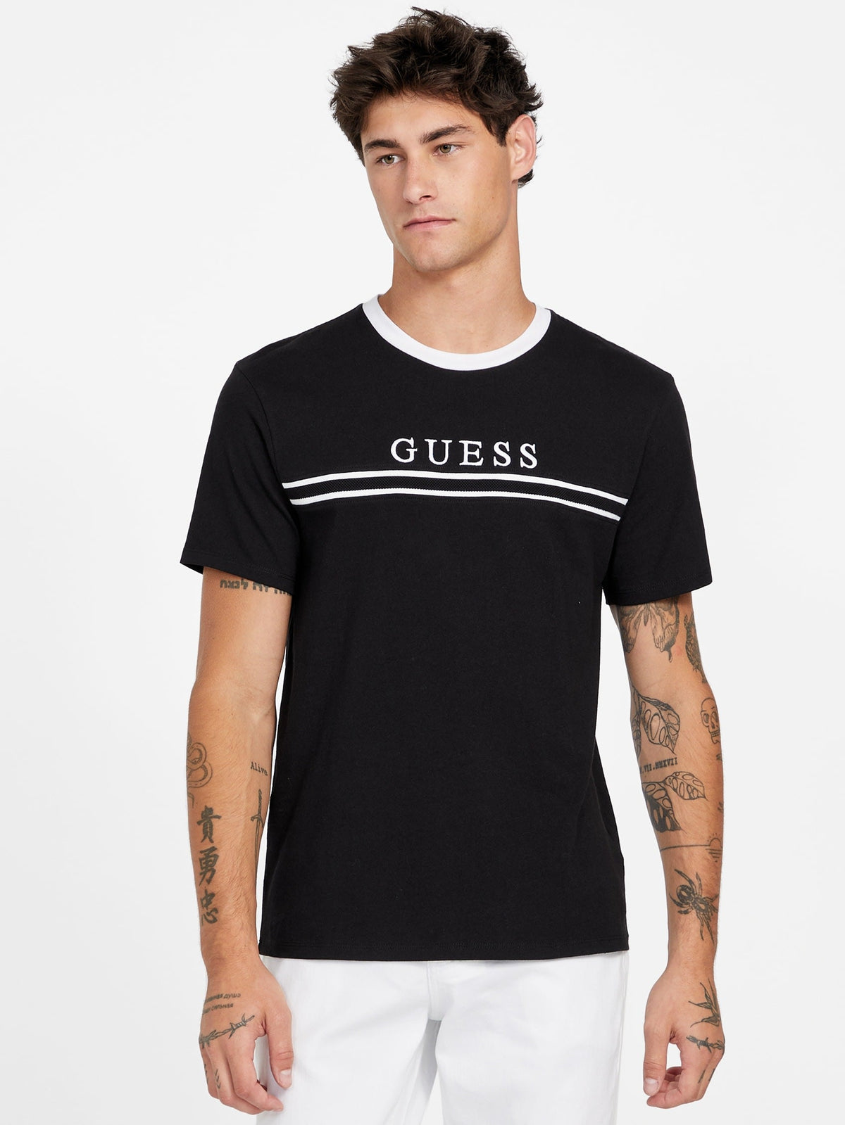 Camiseta con cuello redondo