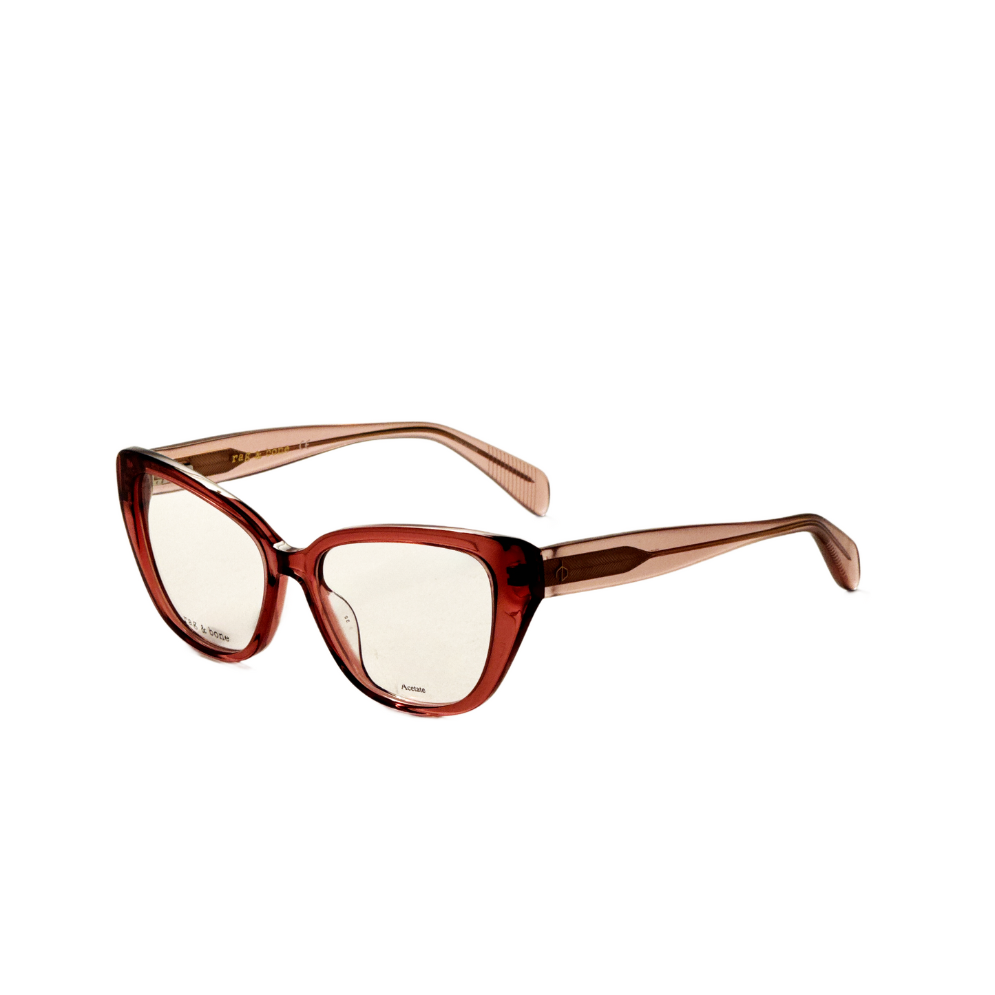Montura para gafas de mujer 54 mm color rosado