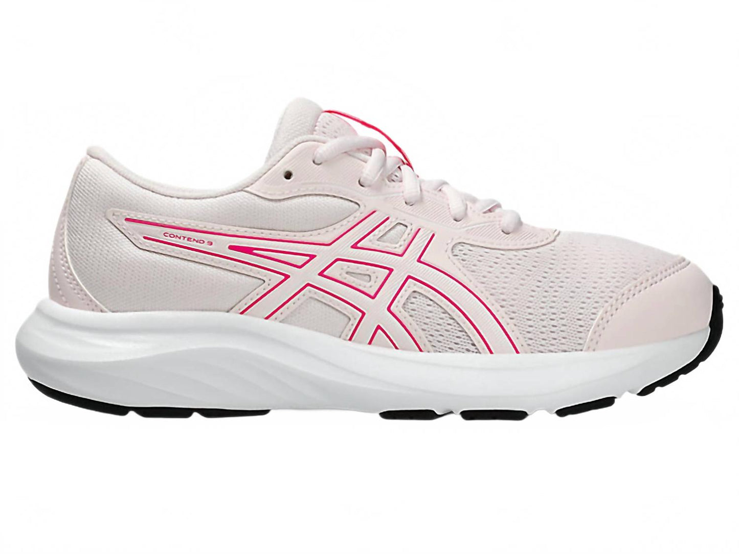 Tenis infantil color blanco y rosado
