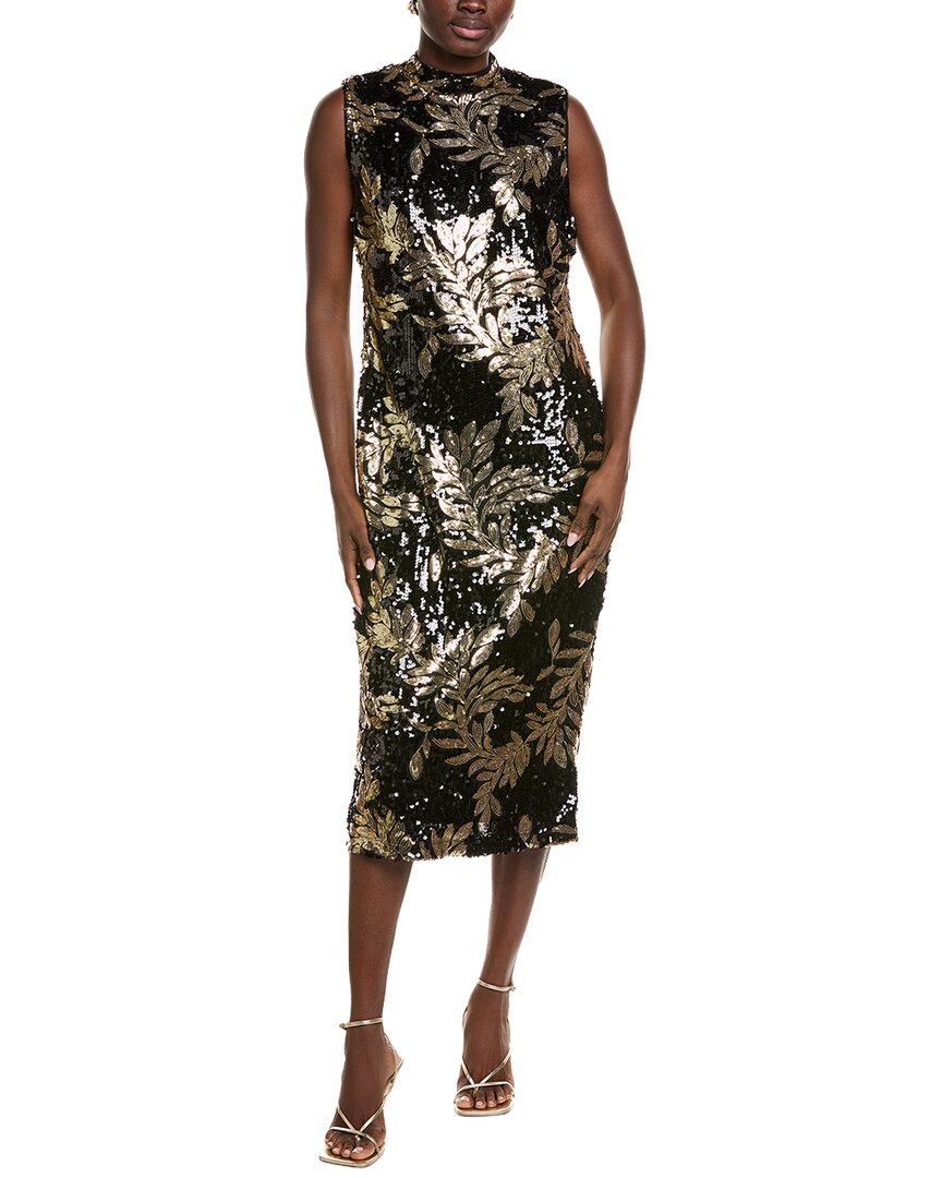 Vestido midi con lentejuelas