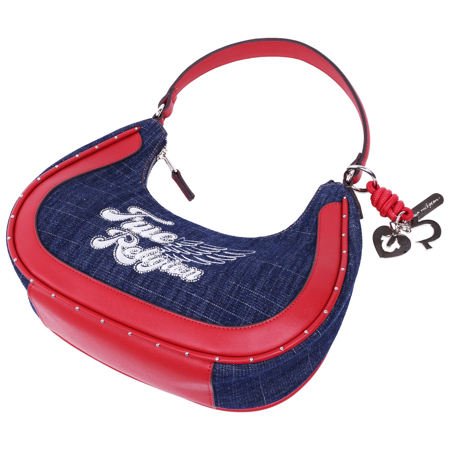 Bolso de mezclilla color rojo