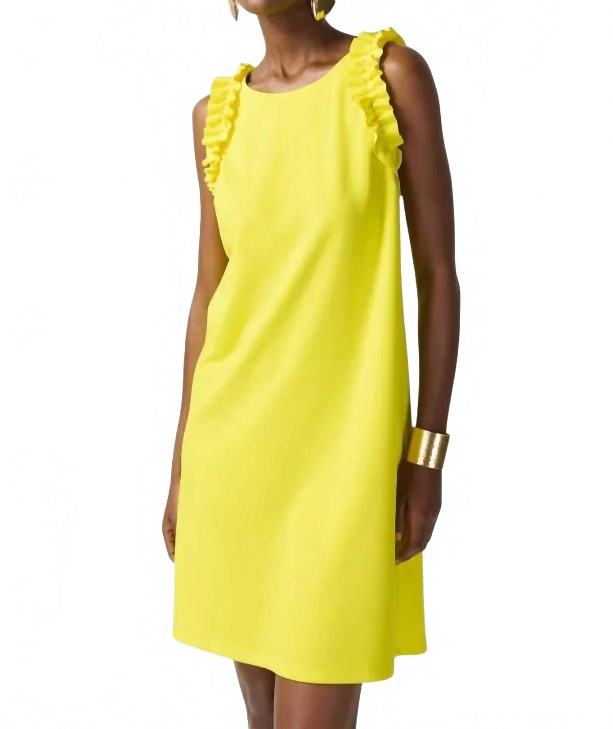 Vestido sin mangas color amarillo