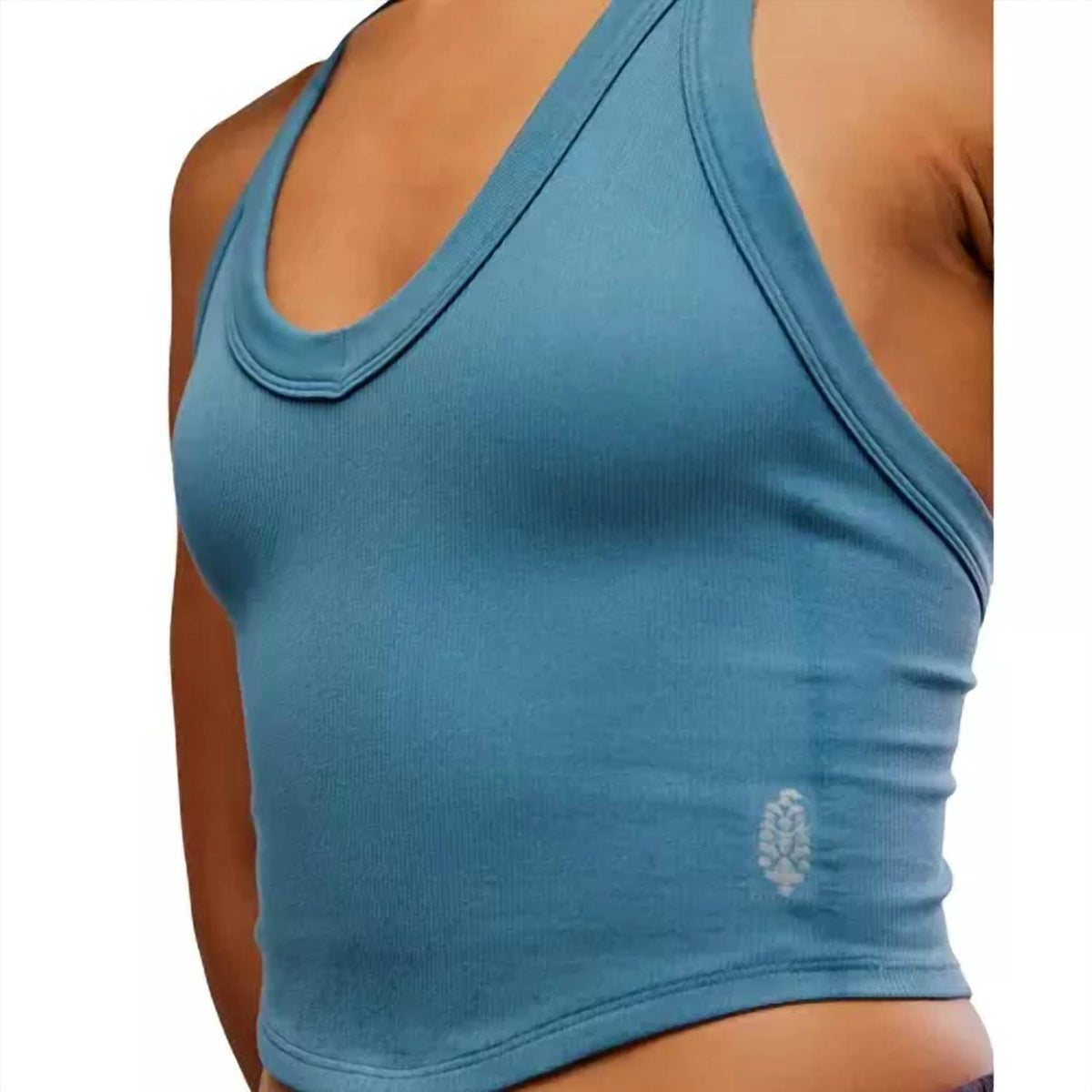 Camiseta sin mangas con cuello en V