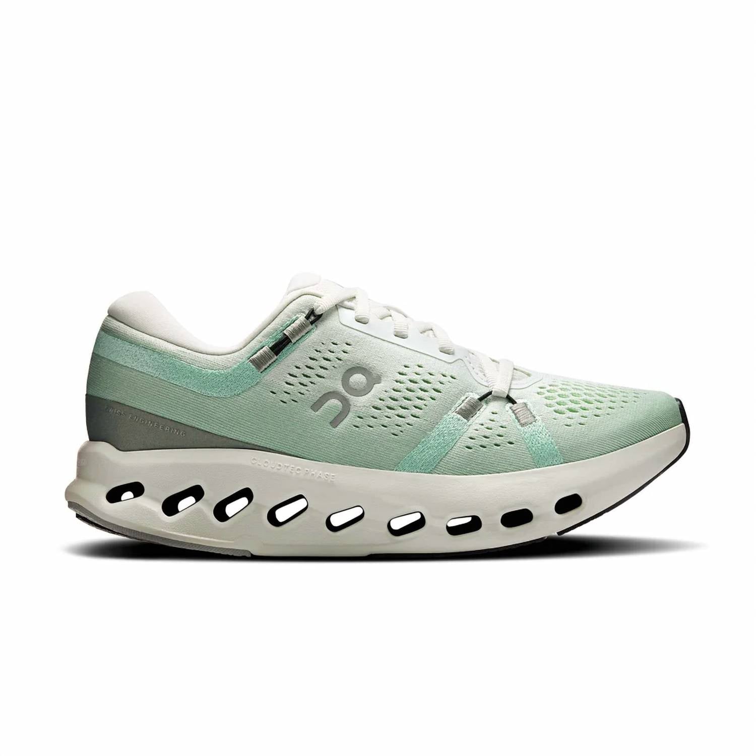 Tenis para correr de mujer color marfil