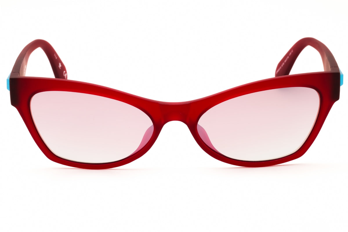 Gafas color café y rojo