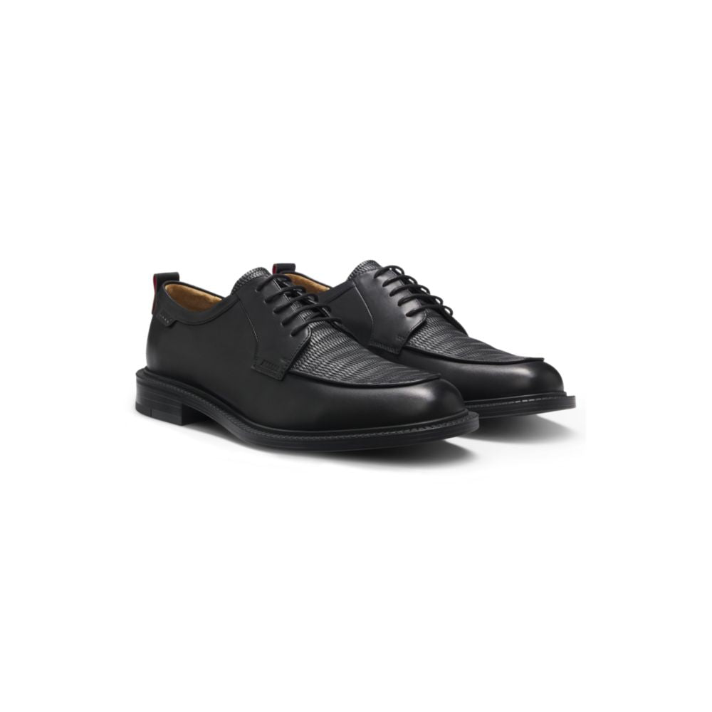 Zapatos de cordones de cuero
