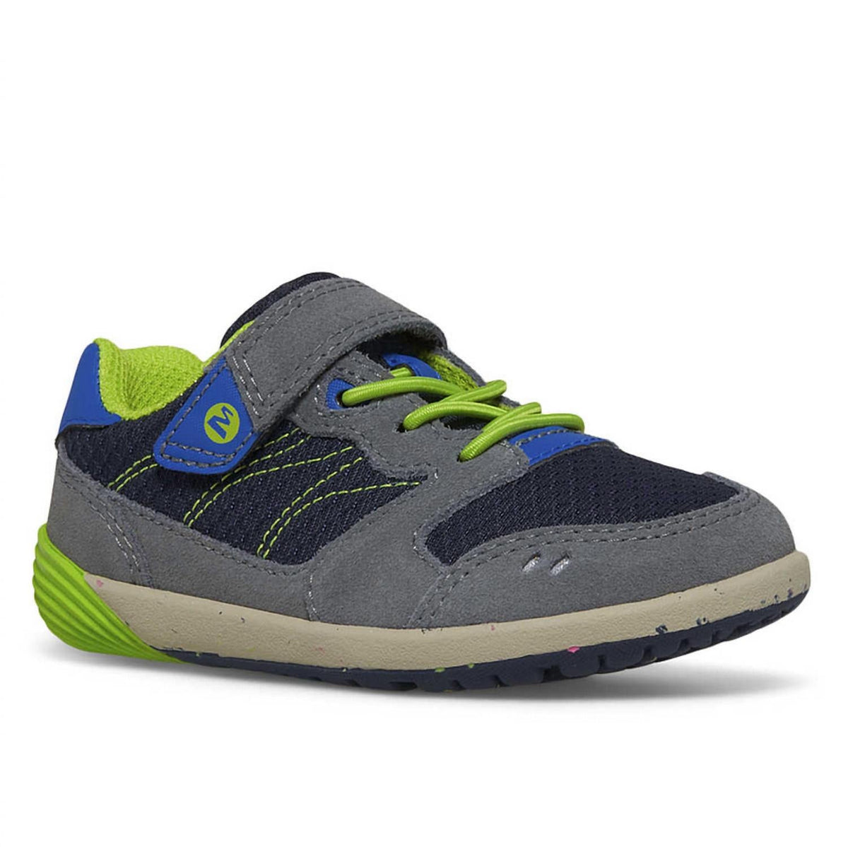 Tenis para bebé color azul marino y verde