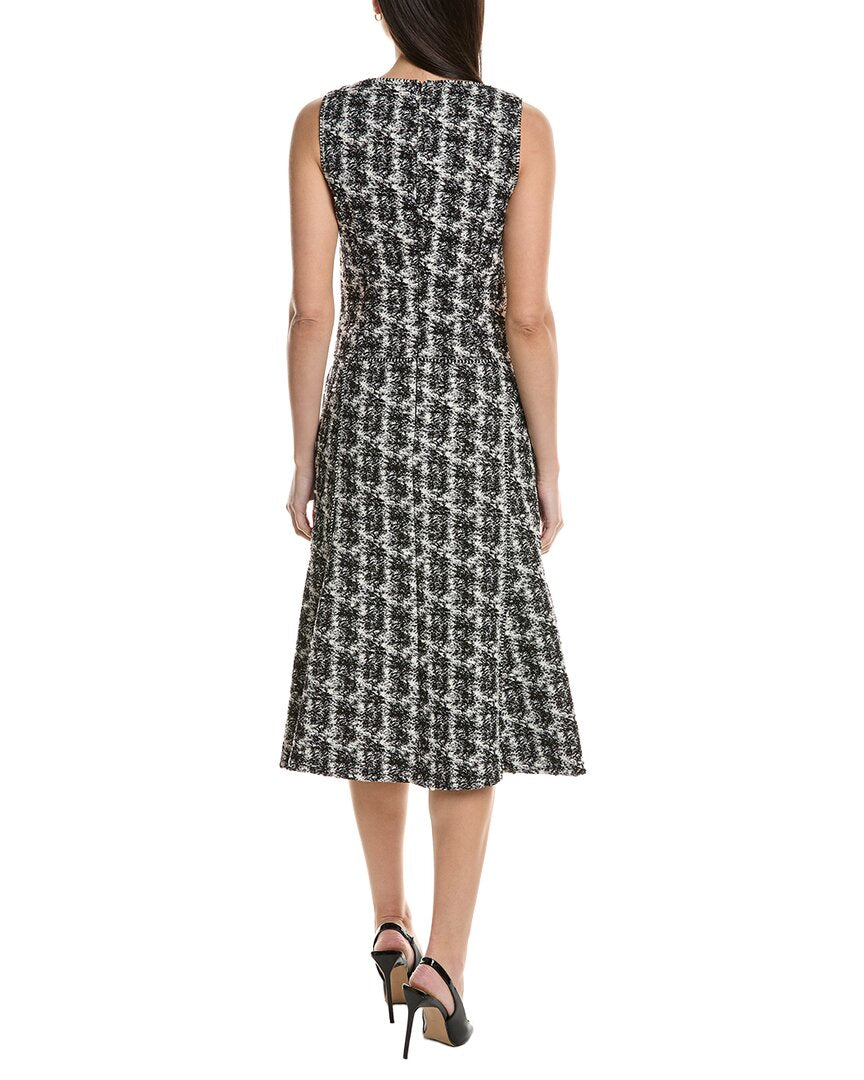 Vestido de mezcla de lana midi