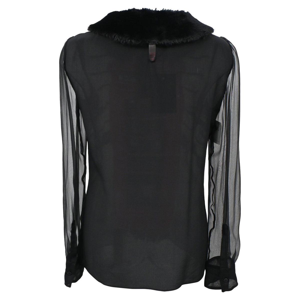 Top de seda multicolor