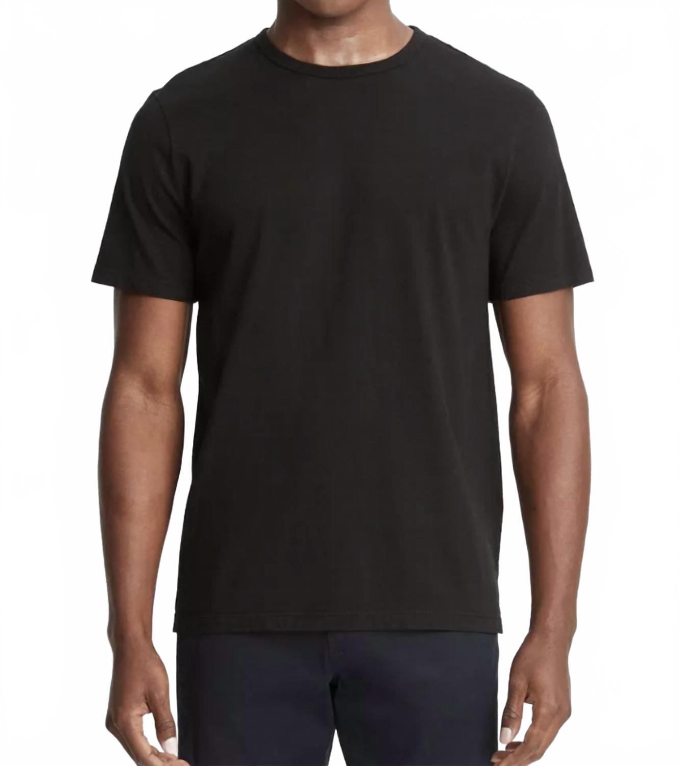 Camiseta de manga corta color negro