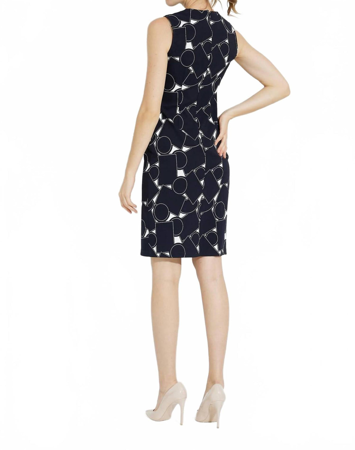 Vestido sin mangas color azul