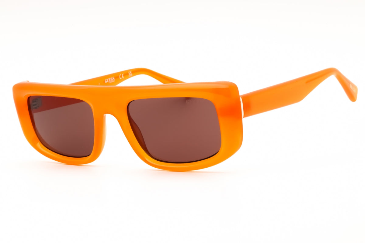 Gafas color café y naranja
