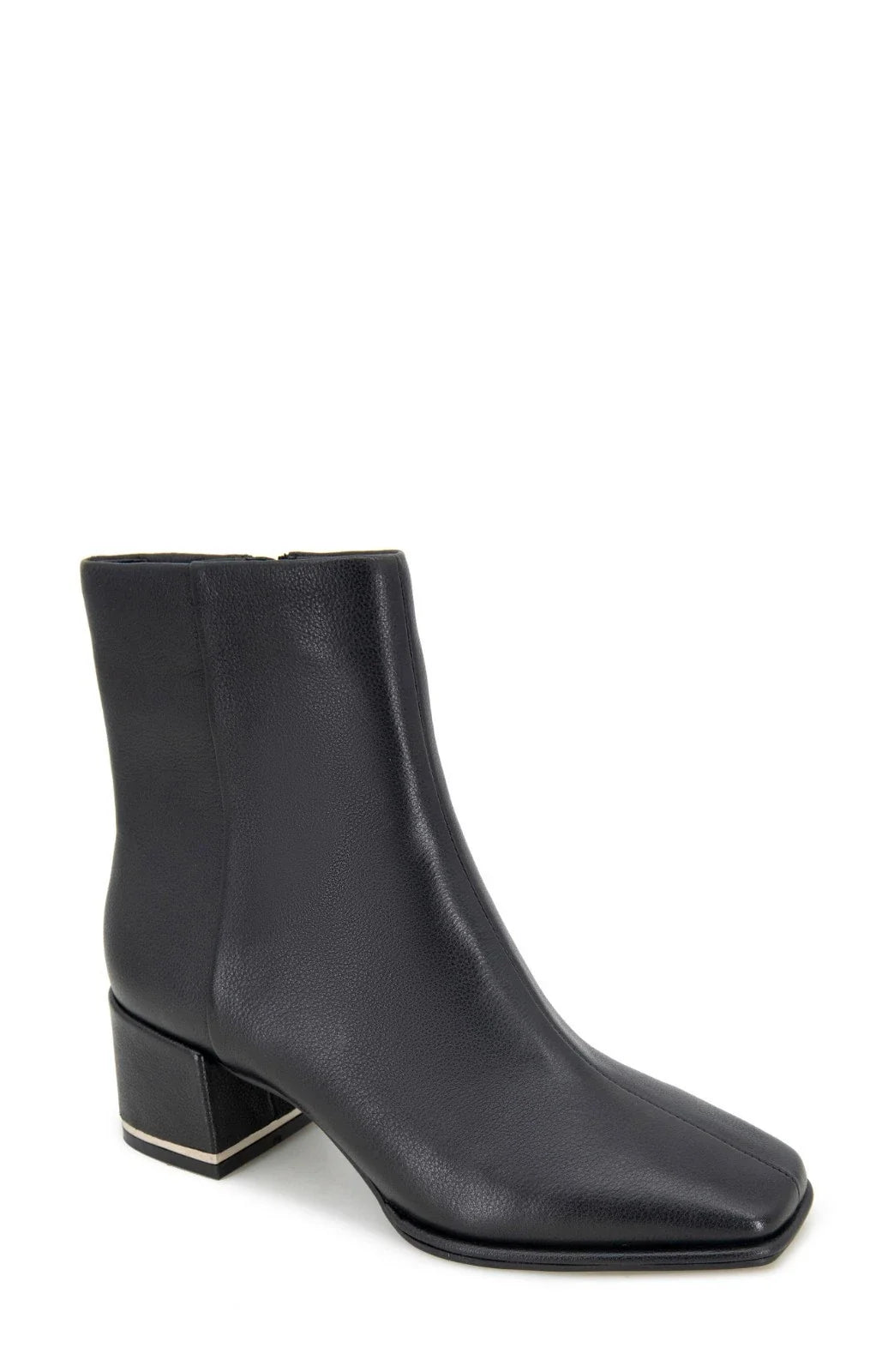 Botines de mujer de cuero color negro